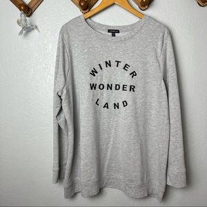 Lane Bryant winter wonderland pullover sweater